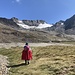 hinauf zum Überresten des Charquini-Gletschers