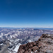 Aconcagua (6.961 m): Blick nach Osten.