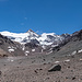 Der Cerro Cuerno über dem Glaciar de Horcones