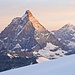 Matterhorn und Dent Blanche zeigen sich im Rückblick.
