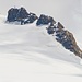 Nachdem sich die Wolken verzogen haben, schauen wir gebannt zu den Gipfeln des Monte Rosa. Wobei die Bezeichnung "Gipfel" für das Balmenhorn nicht unbedingt gilt...