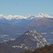 la catena alpina ed il Monte San Salvatore (CH)