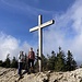 Gipfelkreuz Hasenmatt - mit Claudia und [u Juergen]