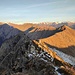 sulla cresta in direzione del Monte Isoscele