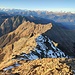 scendendo lungo la cresta nord del Monte Zeda