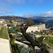 Mont Saint-Étienne, Citadelle de Besançon - Blick über südliche Teile der Festung, wo sich heute u. a. ein kleiner Zoo befindet.