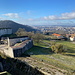 Mont Saint-Étienne, Citadelle de Besançon - Blick auf den nördlichen Teil der Festungsanlage, wo auch Wiesen vorhanden sind.