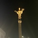 Ein Tag davor: Der Innenstadt von Sofia, mit der Statue der Heiligen Sofia