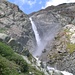 Una delle cascate a monte del lago di Gera