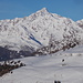 il monte Disgrazia che sovrasta il rifugio