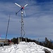 "Windkraftwerk" auf dem Gipfel der Hundwiler Höhi