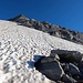 Kurze Gletscherpassage - heute ohne Steigeisen möglich
