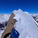 Messerscharfer Gipfelgrat vom Poncione Cavagnolo.