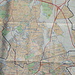 Stadtplan: Sandton<br />Die dick rot eingetragenen Autobahnen waren erst in Planung, ebenso wie einige Quartiere im Norden