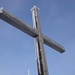 Gipfelkreuz - Inschrift "Jesus ist der Herr"
