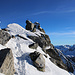 Gross Schinhorn / Punta di Valdeserta (2938m): Auf den letzten Metern zum luftigen Gipfel!