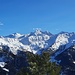 Au centre le domaine skiable de Hintertux, l'un des plus hauts d'Autriche - et l'un des derniers ou on skie encore l'été...
