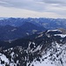 Blick in die Chiemgauer Alpen. Auch dort herrscht akuter Schneemangel. 