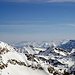 Vom Gipfel: (Vermutlich) Güferhorn, Fanellhorn und Brutschghorn