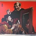 “Socrate insegna ai giovani la conoscenza di sé” di Pier Francesco Mola, riproduzione ad opera di Andrea Ravo Mattoni, writer varesino