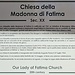 <b>Chiesa della Madonna di Fatima.</b>