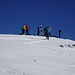 So keck das Steghorn vom Gemmipass her ausgesehen hat, ist der Gipfel nun überraschend weiträumig.