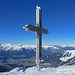 Das schöne große Gipfelkreuz des Gilfert