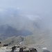 Blick von der Wilden Kreuzspitze - Nebel zieht auf