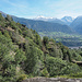 Rhônetal mit Wasenhorn, Hübschhorn und Staldhorn im Hintergrund