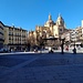Segovia: Plaza Mayor mit Blick zur Kathedrale ..