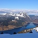 Wunderschöne Aussicht bei der Alp Zindlen.