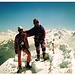 Ich und mein Bruder gemeinsam am Gipfel des Matterhorns. Ein seit 1983 gehegter Traum geht in Erfüllung!