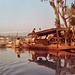 Mit einer Shikara wurden wir in Srinagar zu unseren Hausbooten auf dem Dal Lake gefahren 