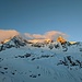 Silvrettahorn bis Schattenspitze bekommen schon Sonne ab
