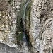 auch mit wenig Wasser - eindrücklicher Wasserfall im Stritwald