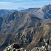 panorama: al centro il monte di Limano,a dx il monte Mosca,a sx il monte Pratofiorito e sullo sfondo lontana la Pania della Croce ( Apuane )