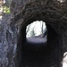 Erster Tunnel.