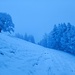 Schneetechnisch schon eher knapp...