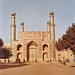 Die prunkvolle Grosse Masdschid-i-Dschami Moschee oder Freitags-Moschee von Herat, erbaut im 15. JH. Leider wurde uns der Zutritt durch Soldaten verwehrt.