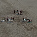Warten auf Instruktionen in der Praia de Porto Mos...