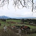 Ausblick vom Kirchplatz in Rottach