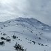 Rückblick zur Schneegrubenspitze im Übergang zum Steinbergstein
