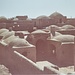 Die Wüstenstadt Bam liegt im südlichen Teil der Wüste Lut und wurde durch das schwere Erdbeben von 2003 fast vollständig zerstört. Eingeschossige Lehmbauten mit Kuppeln wie hier in Bam werden im Iran häufig verwendet. Lehm überzeugt als Baumaterial durch seine energiearme Herstellung, die lokale Verfügbarkeit und Kreislauffähigkeit.  
