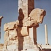 Persepolis: Säule, getragen von einer kolossalen Stierfigur