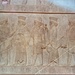 Persepolis: Detail eines Reliefs mit menschengrossen Figuren beim Apadana-Palast.