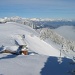 Eingeschneite Alp Maton