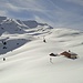 Kurz vor Erreichen der Alpe Hora erster Blick zum Alpilakopf