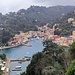 Portofino visto dalla torre del castello Brown