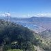 kurz nach der Umkehr Blick zu den weitreichenden Sendeanlagen und zum Hafen von Palermo