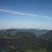 Aussicht vom Gamschopf: Blick übers Appenzeller Land Richtung Deutschland